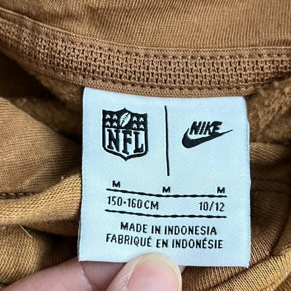 Nike NFL Carolina Panthers Salute to Service 2023 Sideline Brown Hoodie Sz M - Picture 7 of 8